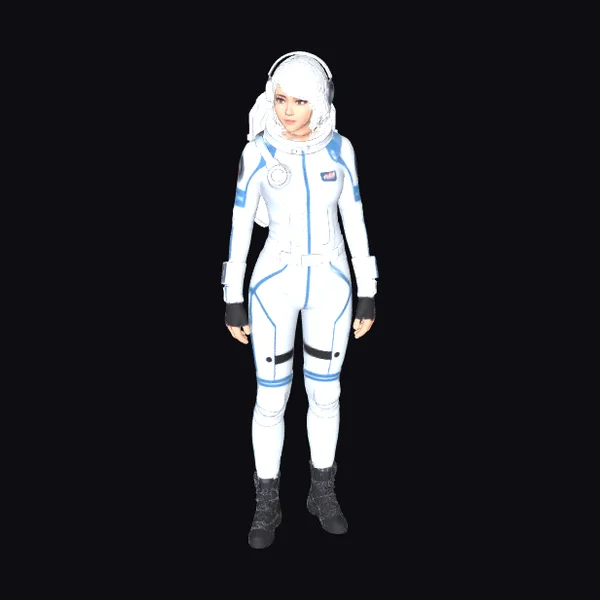 Female Space Explorer Suit
