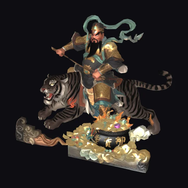 Warrior on Tiger