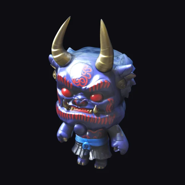 Oni Masked Character