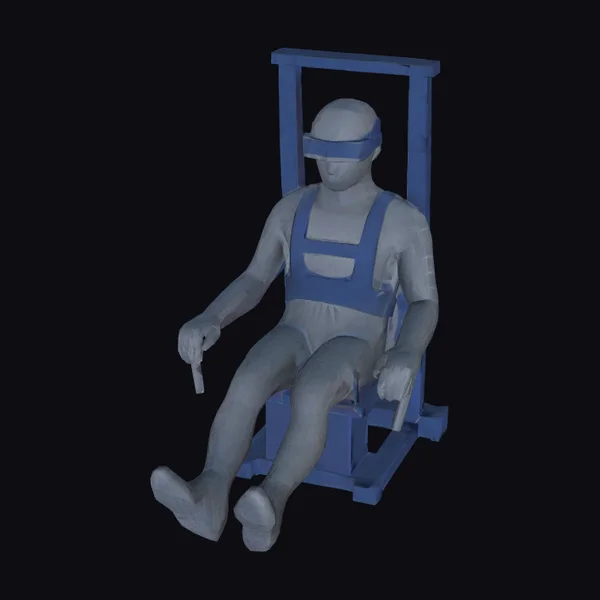 Man in VR Chair