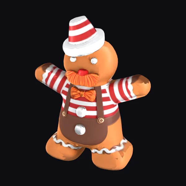 T Pose Gingerbread Man