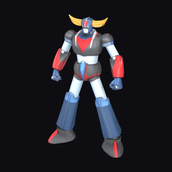 Robot with Yellow Horns