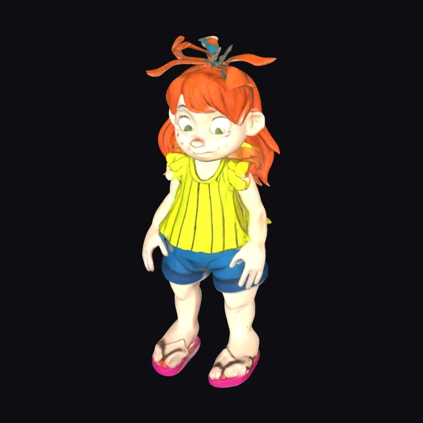 Young Girl with Freckles