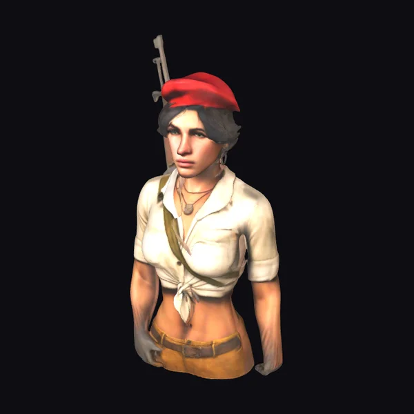 Revolutionary Girl with Rifle