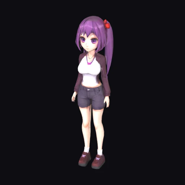 Anime Girl Casual Outfit