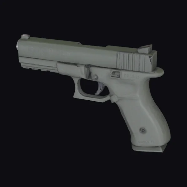 Gray Semi-Automatic Pistol