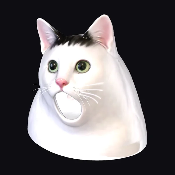 White Cat Head