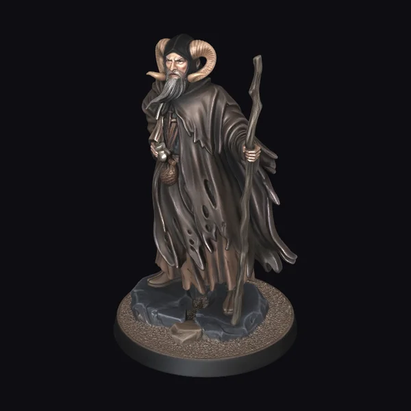 Dark Sorcerer with Ram Horns