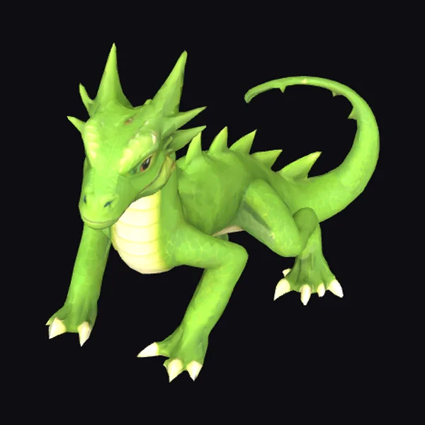 Green Scaly Dragon Creature
