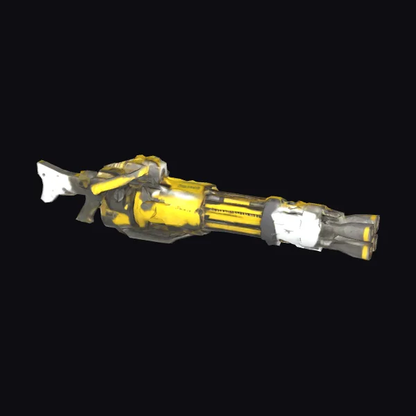 Yellow Heavy Gatling Gun