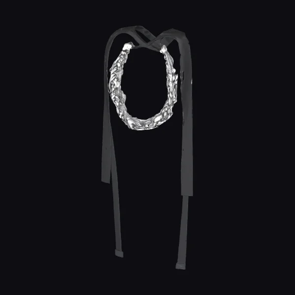 Silver Chain Choker Necklace