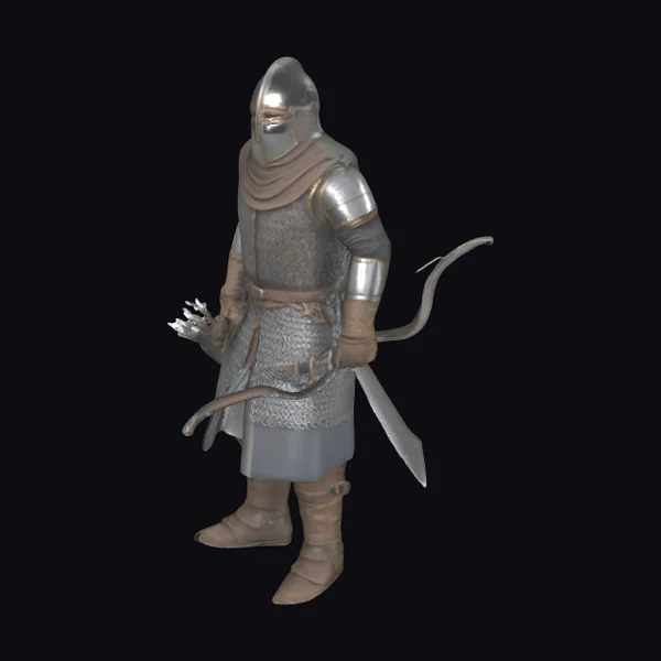 Archer in Chainmail Armor