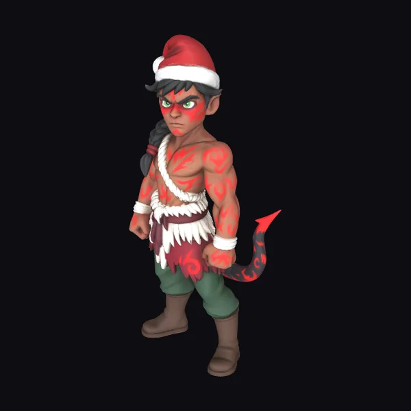 Warrior Elf Christmas Spirit