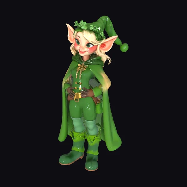 Green Elf Female Troll