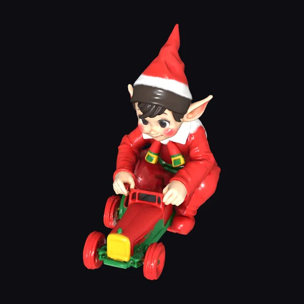 Christmas Elf Toy Car