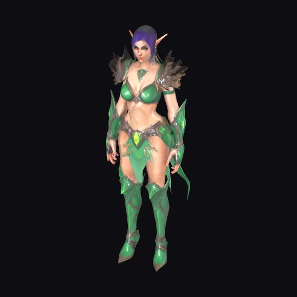 Green Elf Warrior Armor