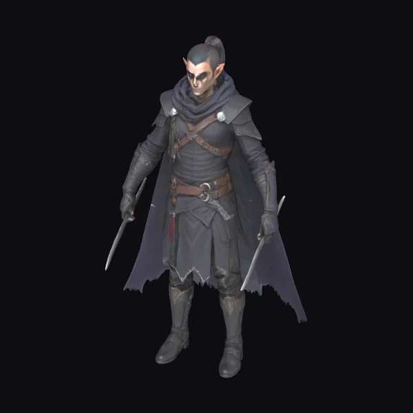 Dark Elf Male Rogue