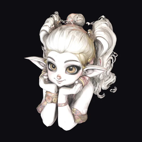 Whimsical Elf Portrait