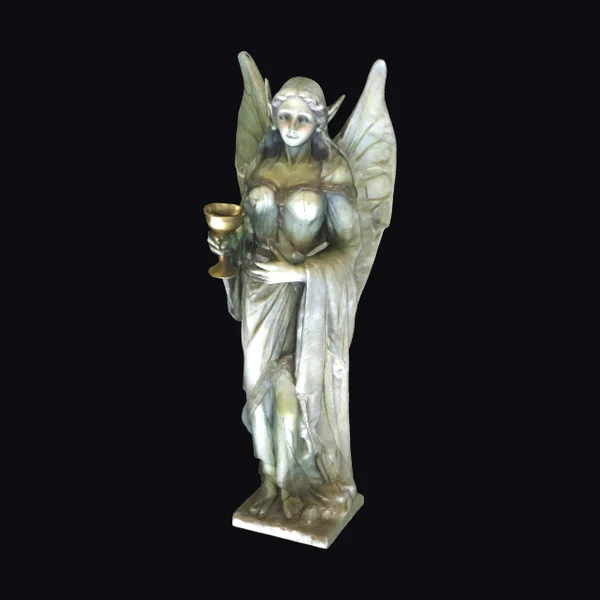 Ancient Stone Elf Statue