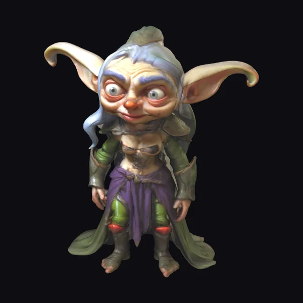 Grotesque Elf Fantasy Character