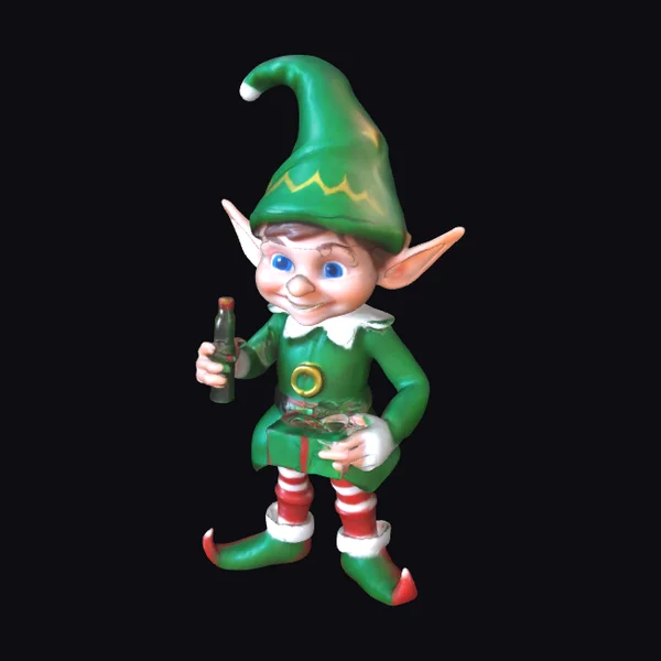 Smiling Elf with Resin