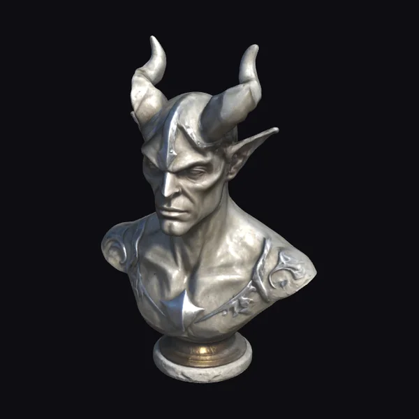 Demon Elf Hybrid Bust