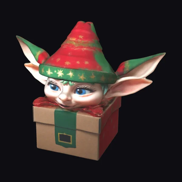 Elf in Gift Box