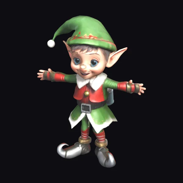 Christmas Elf with Jetpack