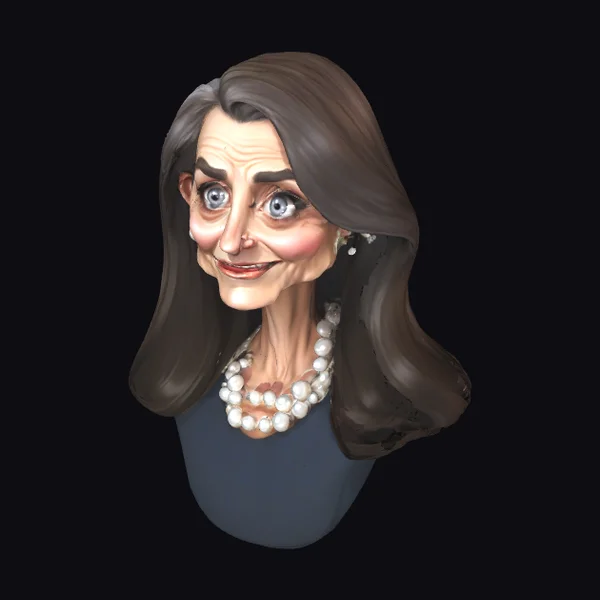 Caricature Female Portrait