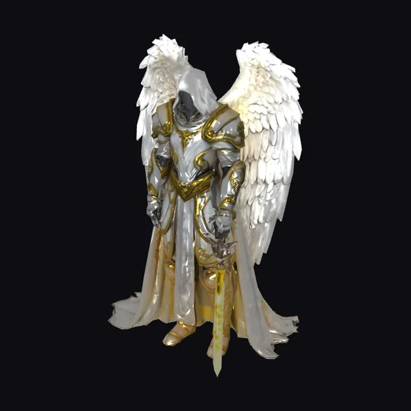 Golden Armored Angel