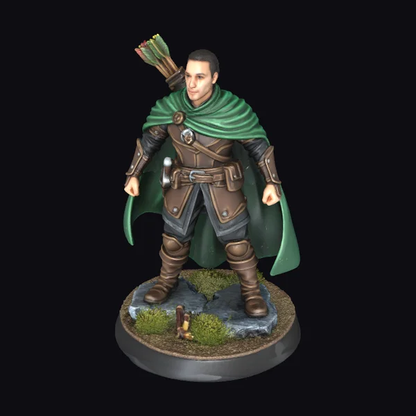 Male Archer Figurine