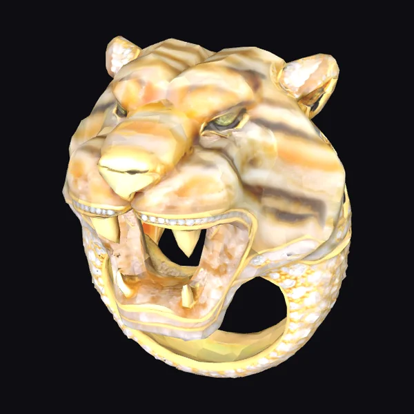 Golden Tiger Ring