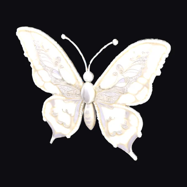 Pearl Butterfly Brooch