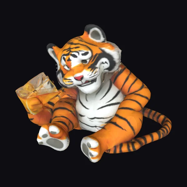 Drunken Tiger Figurine