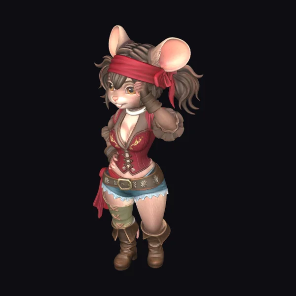 Mouse Pirate Girl