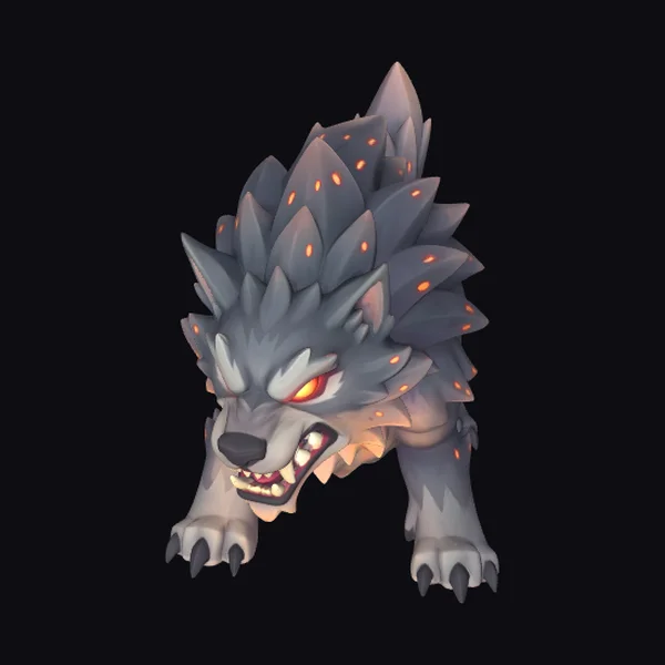Ember Wolf Creature