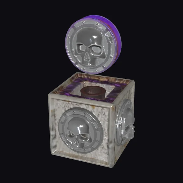 Skull Coin Box