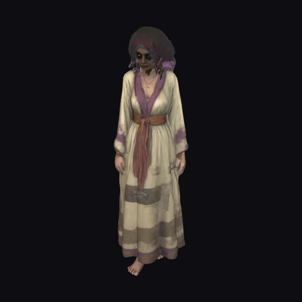 Creepy Fortune Teller Woman