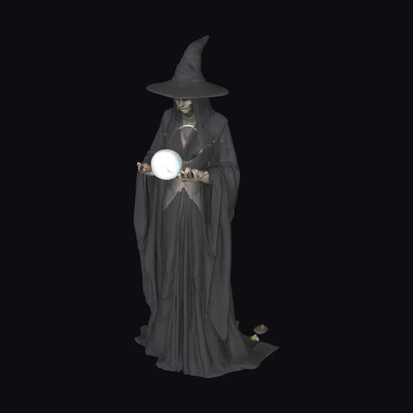 Creepy Fortune Teller Woman