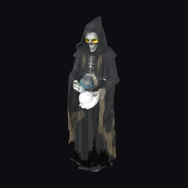Creepy Skeleton Fortune Teller