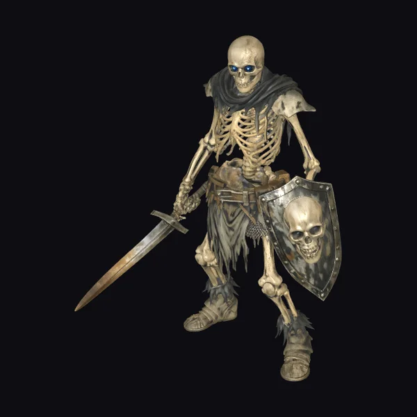 Skeleton Warrior with Sword