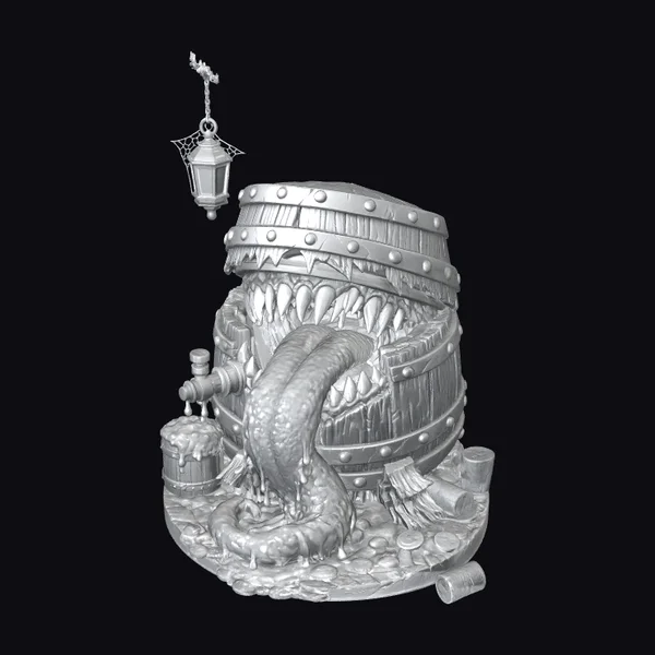 Barrel with Snake