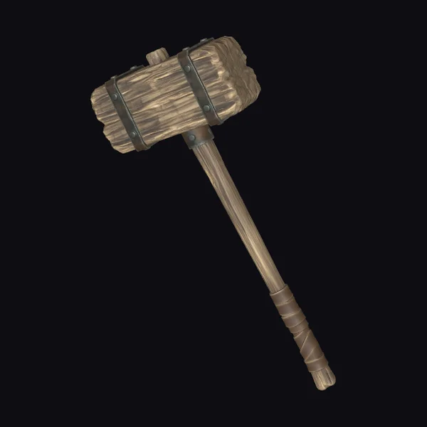 Rustic Wooden Mallet