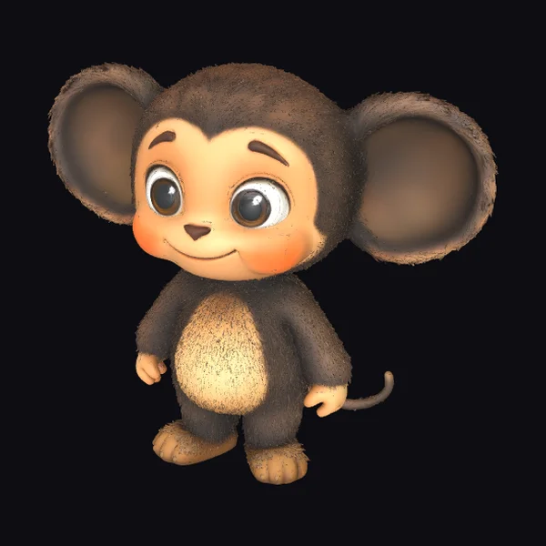 Cartoon Monkey Character