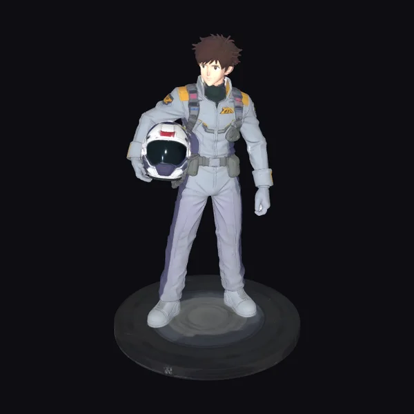 Space Pilot with Helmet