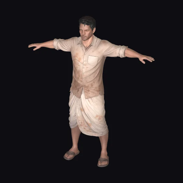 Indian Farmer T-Pose