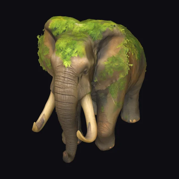 Mossy Elephant Creature