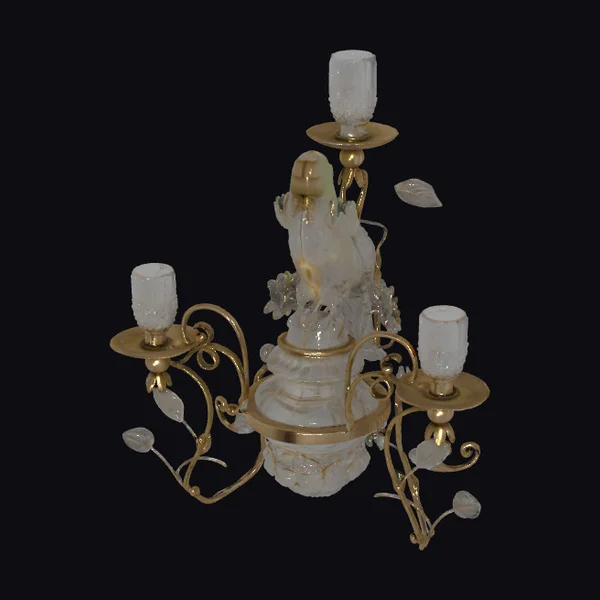 Crystal Parrot Sconce