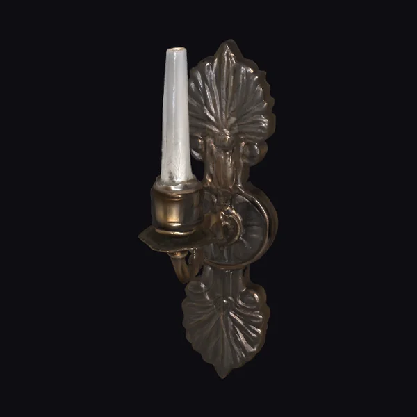 Ornate Metal Wall Sconce