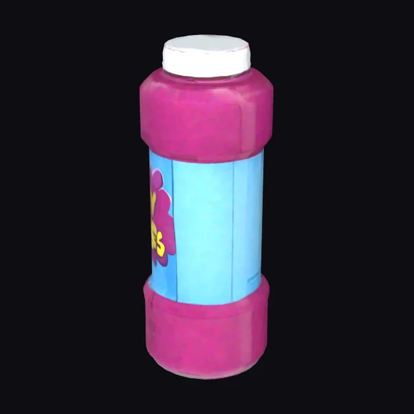 Pink Bubble Bottle
